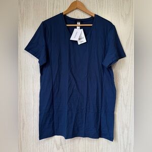 HANRO COTTON SUPERIOR Crew Neck Cotton Stretch Undershirt - Size XL NWT